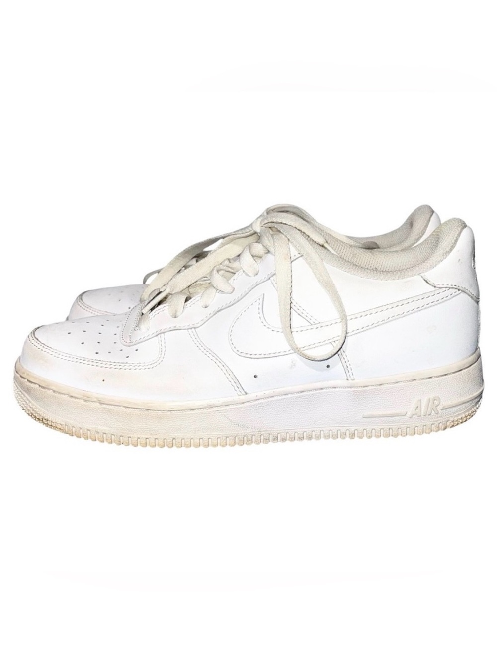 Nike Air Force One Shoes Children’s Size 7Y White Low Kids